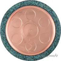 سینی فیروزه کوب اثر آقاجانی ارتفاع 43 سانتی متر کد SiF-02