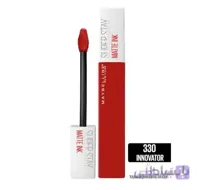 رژلب مایع مات میبلین مدل Super Stay 330