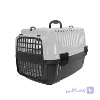 باکس حمل سگ و گربه Pet Art سایز ۲ رنگ سفید طوسی