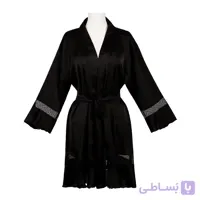 لباس خواب زنانه روبدوشامبر ساتن لورنزا 557