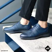 کفش رسمی مردانه شمس مدل V8 رنگ سرمه ای