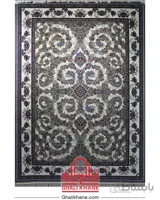 فرش ماشینی کاشان 700 شانه طرح افشان شاهان