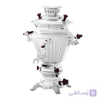 سماور گازی ترموکوبل دار اکبربرادران طرح زغالی مدل 2000