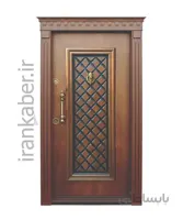 درب ضد سرقت روکش راش برجسته سی گل سری K