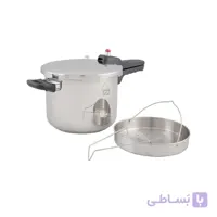 زودپز پارس استیل 6 لیتر کد603 با سبد بخارپز