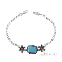 دستبند نقره زنانه کد DP_057