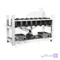 ریگ ماینینگ ۲۶۰ مگاهش با ۸ کارت گرافیک RX580