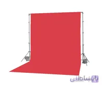 فون عکاسی (پرده عکاسی) قرمز 3×2 پارچه شطرنجی سوزنی