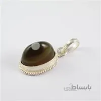 آویز گردنبند نقره با عقیق باباقوری اصل کد 2186 ا قیمت به شرط خرید تیمی