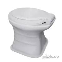 توالت فرنگی فایبر گلاس کمر باریک