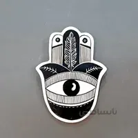 عود سوز یا آویز حمسا مشکی کد ۰۱