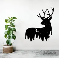 تابلو دیواری گوزن قطبی (ابعاد: ۲۱۰ * ۲۹۷ میلی متر)