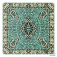 رومیزی مربع ترمه طرح سالار کد 618