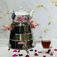 کتری قوری روهام مدل ستیا 6 لیتری رنگ صورتی