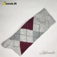 جوراب ساق دار مردانه طرح شطرنجی