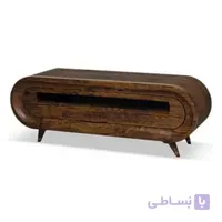 میز تلویزیون چوبی تمام گرد