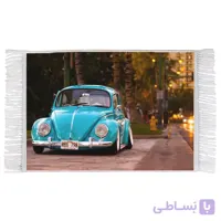فرش ماشینی طرح ماشین فولکس کد 50014