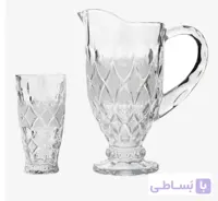 پارچ ولیوان آنجلیکا مات