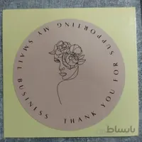 استیکر کسب و کاری تشکر گرد (مجموعه ۲۰ عددی)