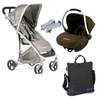 ست 5 تکه کالسکه کریر مدل ایموشن رنگ کرم بیبی هوم Babyhome