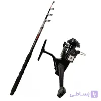 ست چوب ماهیگیری GUI-180 و چرخ ماهیگیری مدل SL200