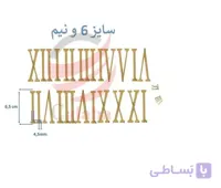 اعداد ساعت دیواری