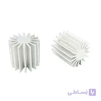 هیت سینک آلومینیومی استوانه ای 16 پره 25x25mm ا هیت سینک آلومینیومی استوانه ای 16 پره 25x25mm - EWAG.ir