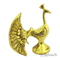 مجسمه برنزی طرح طاووس دم پهن کد ۱۲۱۲