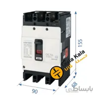 کلید اتوماتیک،کمپکت 100 آمپر،غیرقابل تنظیم حرارتی -مغناطیسی HYUNDAI HGM 38KA
