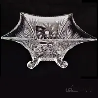 میوه خوری ۴ پایه خورشیدی کریستال چک بوهمیا