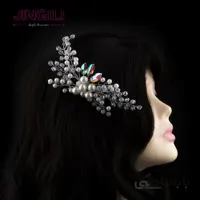 ریسه مو مدل مروارید و کریستال کد hsw0013