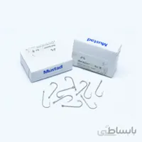 قلاب پایه بلند سفید پشت خاردار موستاد سایز 9 بسته 10 عددی