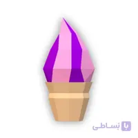 پازل سه بعدی بستنی قیفی میوه ای