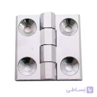 لولا صنعتی فلزی نقره‌ای چهار سوراخ طول 58 میلی‌متر کد 00202583