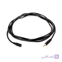 کابل افزایش طول صدا AUX دی تک مدل تی ۰۲۱۹ به طول ۳ متر ا DTECH DT-T0219 AUX 3.5mm M to M 3M Extend Cable