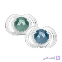 پستانک کلاسیک 36-6 ماه طرح الماس نابی NUBY بسته دو عددی