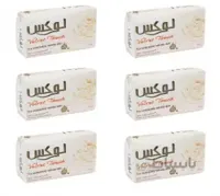 صابون لوکس رایحه یاس و بادام مقدار 90 گرم بسته 6 عددی