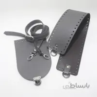 ست لوازم چرمی کیف گرد (انتخاب رنگ)