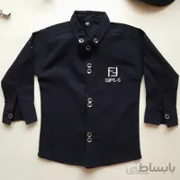 پیراهن آستین بلند مشکی محرم نخی