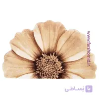 پادری نیم دایره گلپر شکلاتی زرباف