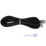 سیم تلفن سوکتدار 5 متری
