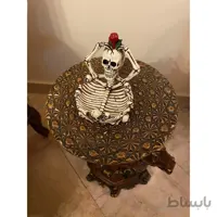 زیرسیگاری طرح اسکلت کد HE-001 - نقره‌ای