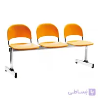 ‌صندلی انتظارسه نفره متال پلاست صنایع نظری