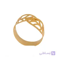 انگشتر طلا زنانه طرح برگ کد LR601