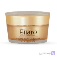 کرم شاداب کننده و احیا کننده حاوی ویتامین C الارو ا Ellaro Revitalizing Cream with Vitamin C Cream