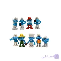 اکشن فیگور طرح اسمورف ها مجموعه 10 عددی
