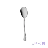 قاشق سالاد ناب استیل مدل برلین (دور طلایی)