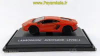 ماکت مینیاتوری لامبورگینی (1:87)(LAMBORGHINI AVENTADOR LP700-4 BY WELLY) نارنجی