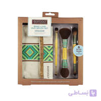 ست براش آرایشی 3 عددی 1304 اکو تولز eCOTOOLS