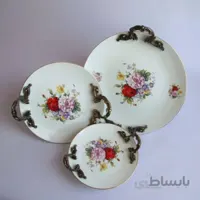 شیرینی خوری پایه دار مدل sirinسایز کوچک آنتیک G111